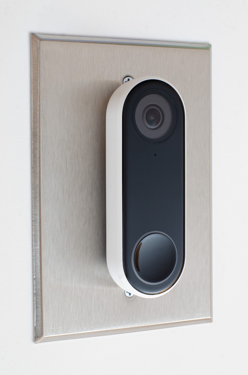 Doorbell Wall Plate for Nest Hello: Upgrade NuTone-STAINLESS-6 Finishes
