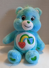 Care Bears Love The Earth Bear Plush Blue Green 13 Inches