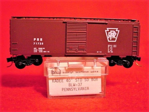 Coche de caja BLW-37 (KADEE) PENNSYLVANIA RR 40' 'KEYSTONE' #71725 'COMO NUEVO' ESCALA N | Zustand: Used