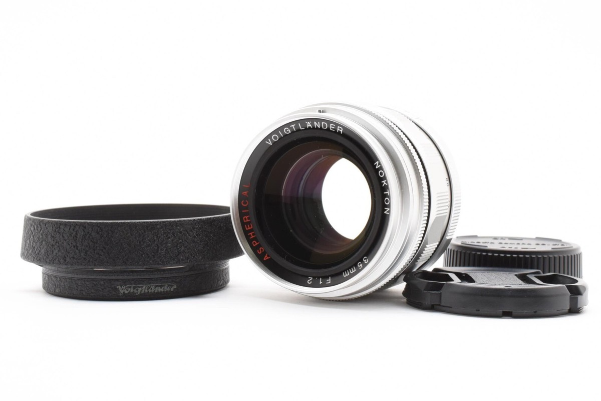 極上品NOKTON 35mm F1.2 Aspherical VM Silver Voigtlander NOKTON 35mm F/1.2 Aspherical VM Silver Edition