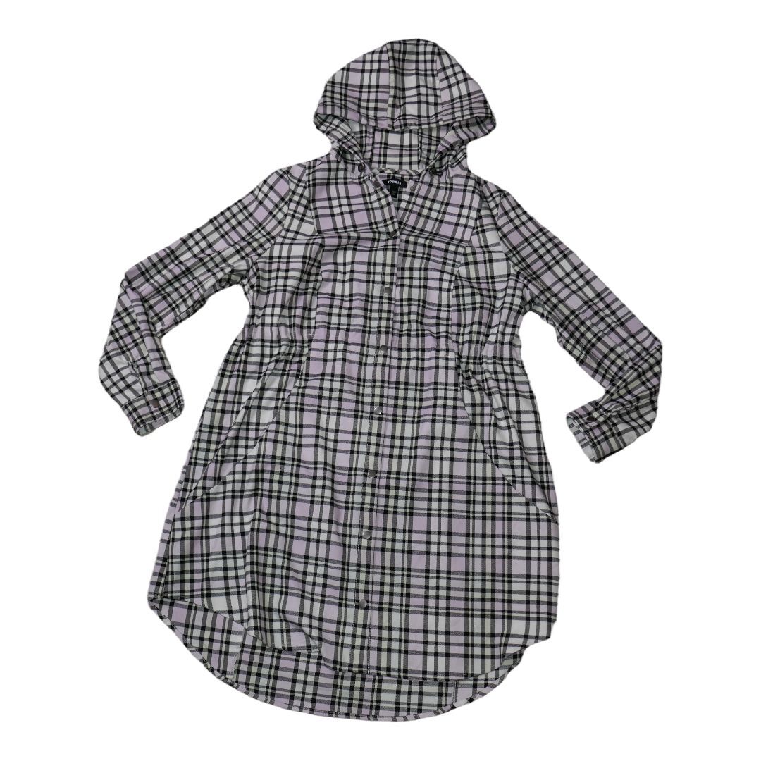 NWOT Torrid Size 00 Pink Plaid Flannel 