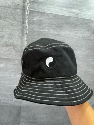 Stussy x Our Legacy Recycled Twill Bucket Hat 'Black' | eBay