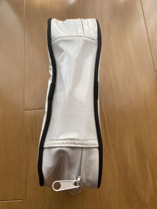 Auténtico bolso de lona de vinilo CHANEL blanco para mujer Francia 121293 Foto 2 de 4