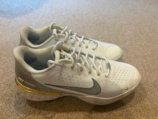 Nike Alpha Huarache Elite 3 Low 'White Metallic Silver' US M 9.5