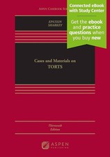 Cases and Materials on Torts (13th ed. 2024),...