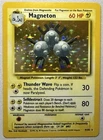 Magneton 9/102 Base Set Holo Rare Pokemon WOTC 1999 Vintage NM