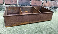 Metall Werkstatt Blechkiste Metallschublade Metallkiste Box Pflanzgefäß Deko 