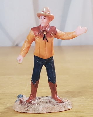 Lasso Bill - Cowboy Western Figure - Lemax Coventry Cove Village Figurine 22042