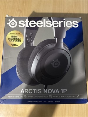 Steelseries Arctis Nova 1P Gaming Headset Ultra Slim and Lightweight Black