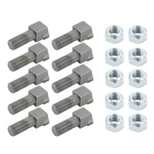 10x Threaded Stump Grinder Teeth 2-1/2" Fit for Bradco Shaver Ashland Baumaligh