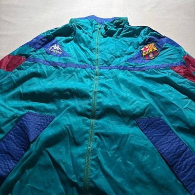 FC Barcelona 1992 ジャケット　ロマーリオ　クライフ FC Barcelona 1992-95 Large Vintage Nylon Jacket Kappa Romario