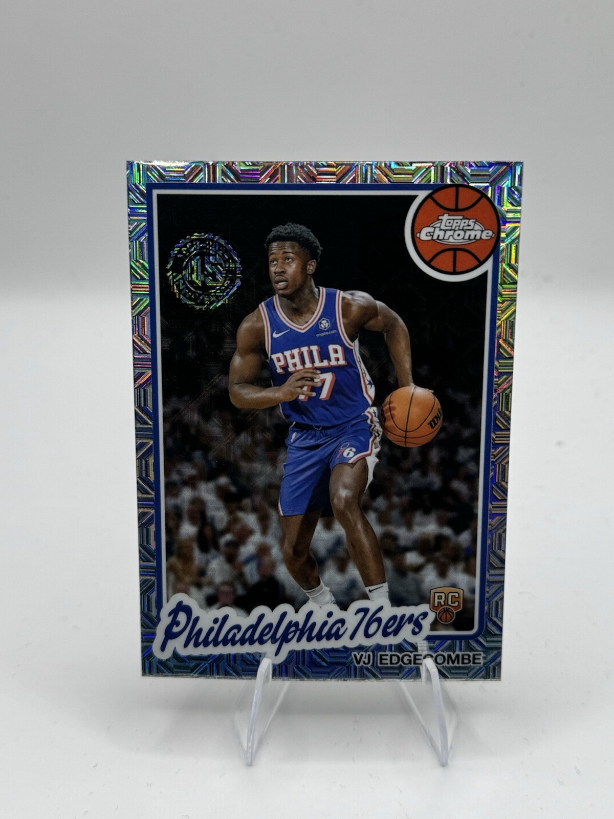 VJ EDGECOMBE 2025-26 TOPPS CHROME SILVER PACK ROOKIE 1980 45TH RC Q3464