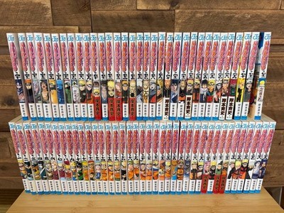 4books set Naruto Vol. 1-72 Japanese Manga Masashi Kishimoto Jump Comics