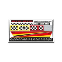 Replacement Sticker For Set 4643 - Power Boat Transporter