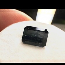 1,45 Karat Indigolith Turmalin Kristall  Edelstein f. Schmuck Kette Ring