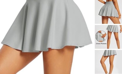 Women's Tennis Skirts High Waisted Tummy Control Pleated Athletic Golf Skorts