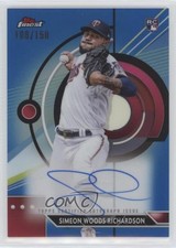 2023 Topps Finest Blue Refractor /150 Simeon Woods Richardson #FA-SW Auto 0u17