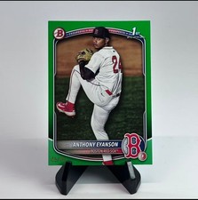 2025 Topps Bowman Draft Anthony Eyanson 1st RC Green Border /99 #BD-116 Red Sox