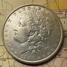 1886 morgan silver dollar