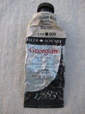 Daler-Rowney Georgian Oil Colour  009 Titanium White 1 US fl oz Pre-Owned