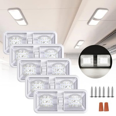 12V Led RV Ceiling Dome Light RV Interior Lighting for Car Boat Trailer