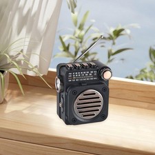 Mini Radio Mini Portable Speaker Portable Radio for Women Men for Camping