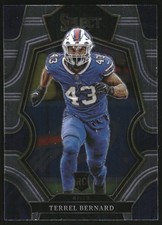 2022 Select #113 Terrel Bernard Rookie Card RC . rookie card picture
