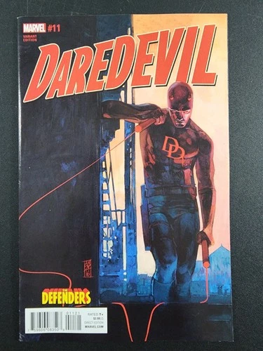 Daredevil #11 VF+ Alex Maleev Cover B 1st Appearance of Muse Marvel 2016