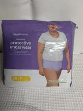 Amazon Basics Women's Protective Underwear XXL, 3 Packs Of 14 (42ct)