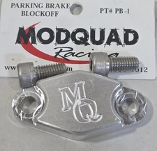 NEW ModQuad Racing Parking Brake Block Off Plate for 1999-2009 HONDA TRX 400 EX