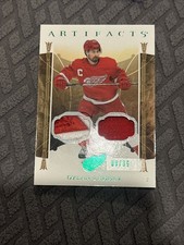 2022-23 Upper Deck Artifacts - Dylan Larkin #110 Gu Dual Jersey #019/35
