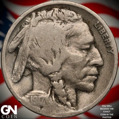 1917 D Buffalo Nickel B3291