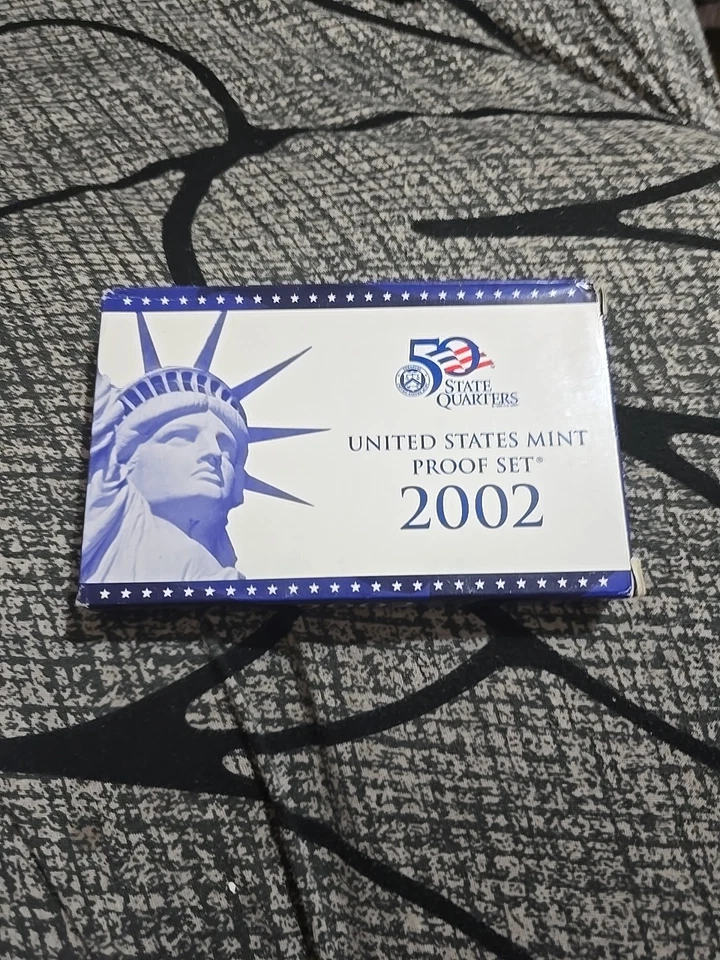 2002 U.S. Proof Set * 10 Coins * With Original Box & COA * - Image 3 of 3