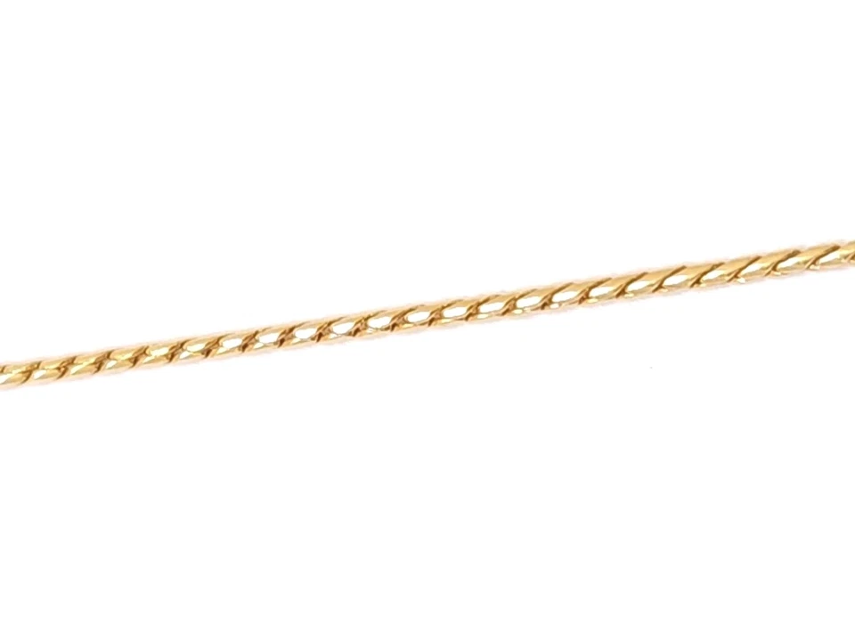 Collar Cadena Serpentina Oro Colgante Cruz Crucifijo Católico Avon Años 70 De Colección Foto 3 de 4