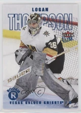2021 Upper Deck Fleer Ultra Rookies Blue Foil /399 Logan Thompson #231 Rookie RC