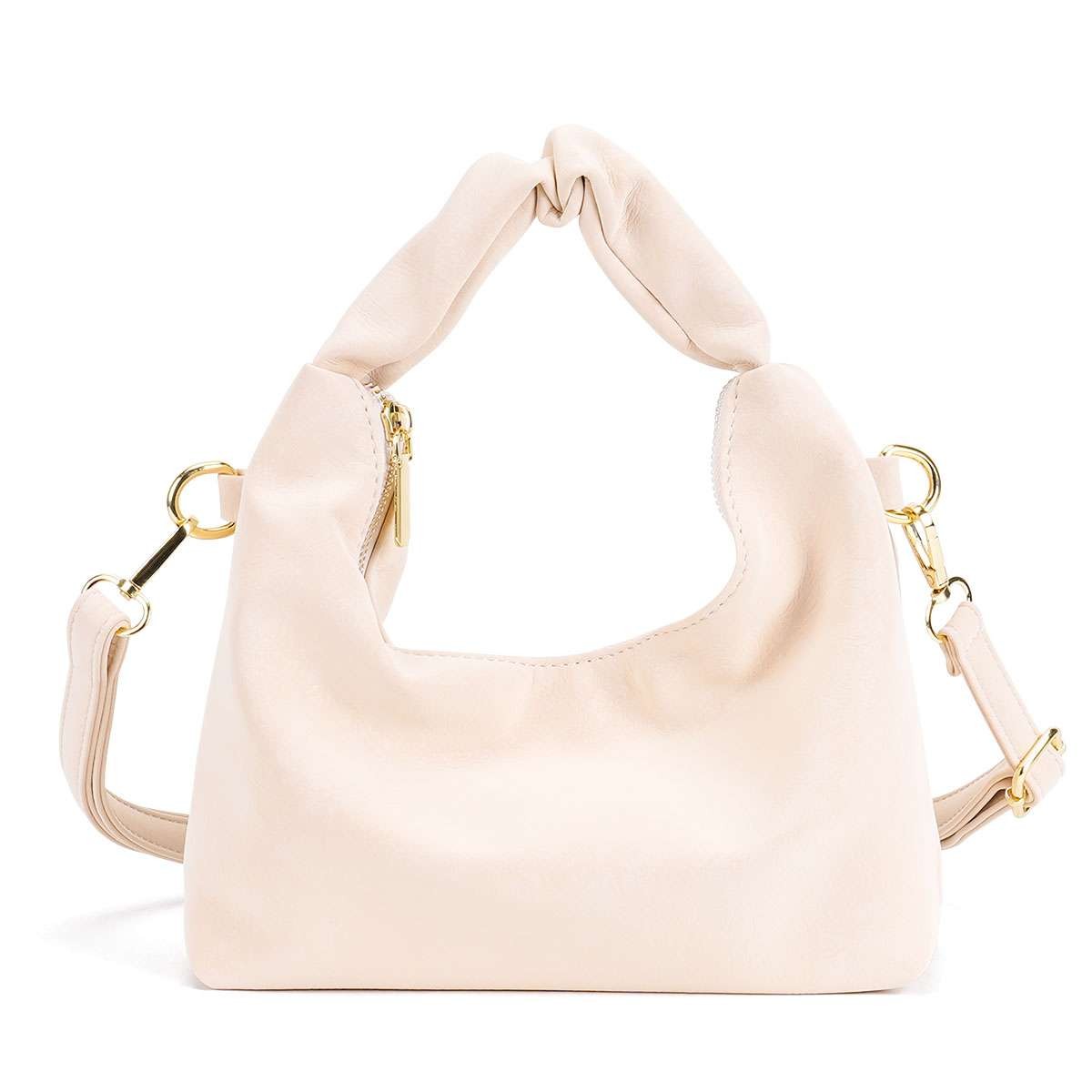 Women PU Leather Crossbody Bag Casual Bucket Messenger Shoulder Bag
