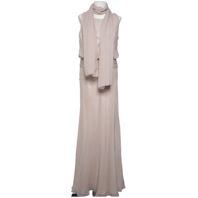 Unique, Abendkleid, Größe: 44, Beige, Polyester, Einfarbig, Damen #PcF