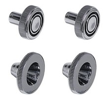 1968-1969 Ford Radio Knobs 4pc Set Fairlane Torino Ranchero Falcon 1968-1969 Ford Radio Knobs 4pc Set Fairlane Torino Ranchero Falcon