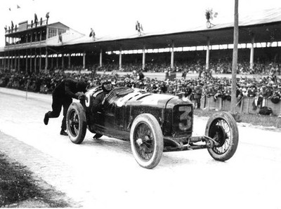 French GP Lyons France 3 August 1924 Antonio Ascari Racing Old Photo