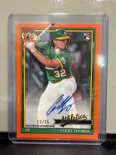 2026 Topps Series 1 Colby Thomas Red Foil (RAW)