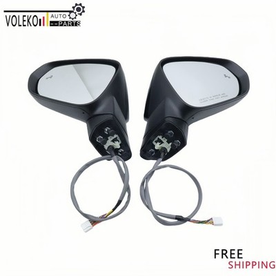 Pair LH+RH Side Power Folding Blind Spot Mirror for RX350 RX350L RX450h RX450hL