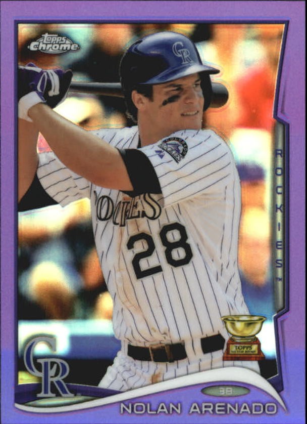 2014 Topps Chrome Purple Refractors #216 Nolan Arenado - BB