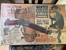 Rare, Wanted Dead or Alive Mare’s Leg, gun/holster original box- taking offers 