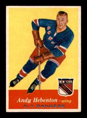 Andy Hebenton #58 card