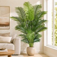KüNstliche Palme 180Cm Kunstpflanze Deko FüR Wohnzimmer Balkon Schlafzimmer BüRo