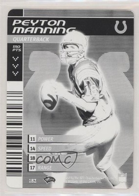 2001-02 NFL Showdown 1st Edition Monocolor Peyton Manning #182 HOF 4xw
