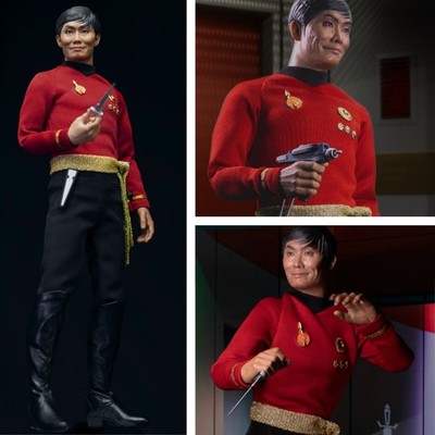 Star Trek Hikaru Sulu Mirror Universe 1:6 Figur EXO-6 28 cm OVP Neu