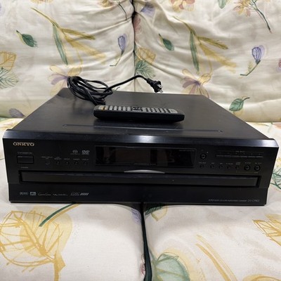Onkyo DV-CP802 6 Disc Super Audio CD DVD Audio Video Changer - Working!   *READ*