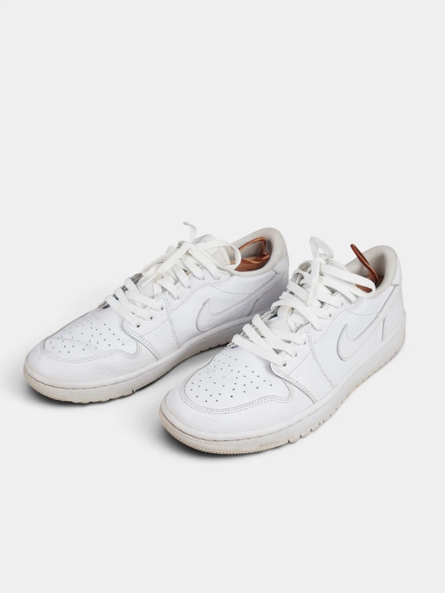 Jordan 1 Golf Low White Crocodile | eBay