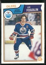 1983-84 O-Pee-Chee Lee Fogolin #26 Edmonton Oilers